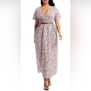 Floral Print Maxi Dress